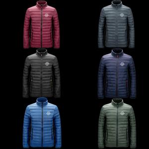 Fabricant de vêtements d'hiver sur mesure, veste matelassée à col montant, veste gonflée grande taille pour hommes - Product Image 6