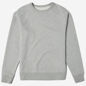 เสื้อสเวตเชิ้ตคอกลมผู้ชาย OEM ผ้าฝ้าย 100% น้ำหนัก 330 กรัม ทรงโอเวอร์ไซส์ สีพื้น เป็นมิตรกับสิ่งแวดล้อม กันลม พร้อมโลโก้ด้านหน้า สำหรับฤดูหนาว - Product Image 6