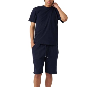 Conjuntos Deportivos Casuales de Verano Personalizados, Conjunto de 2 Piezas, Camiseta de Manga Corta Transpirable, Pantalones Cortos de Algodón para Hombre, Conjunto Deportivo Unisex - Product Image 1