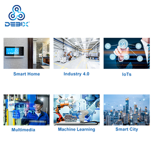 DEBIX iMX 8M serie WIN10 IOT Android placa base RJ45 POE Gigabit Ethernet WIFI BT 6USB <span class=keywords><strong>todas</strong></span> <span class=keywords><strong>las</strong></span> partes del conjunto de placa base de la computadora - Product Image 4