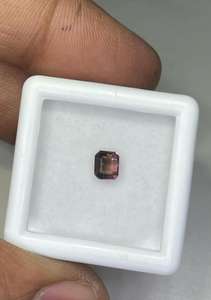 Tourmaline naturelle facettée de 5x4 mm, couleur bio, coupe octogonale. - Product Image 3