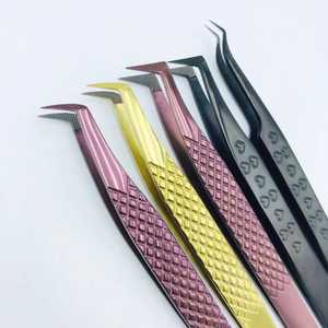 Pinzas Profesionales para Extensión de Pestañas en Forma de Corazón, Acero Inoxidable, Precisión, Durabilidad, 10 mm de Longitud, Volumen de Pestañas, Pinzas 45/90 - Product Image 3