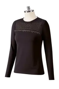 Ustom-camisetas ecuestres lothing, camisetas ecuestres de baselayer para mujer - Product Image 5