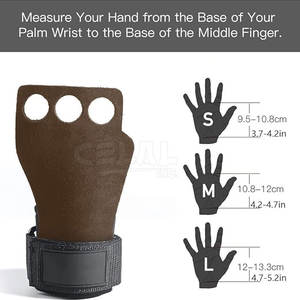 Empuñaduras de cuero de alta calidad para ropa de gimnasio Empuñaduras de cuero de fabricante de Pakistán Empuñaduras de cuero Moq bajo - Product Image 4