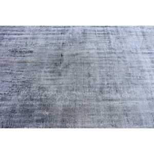 พรมตุรกีขนาดใหญ่ 6.5x9.4 ฟุต พรมวินเทจ พรมขนสัตว์ลายดอกไม้สีเทาดำ - Product Image 4