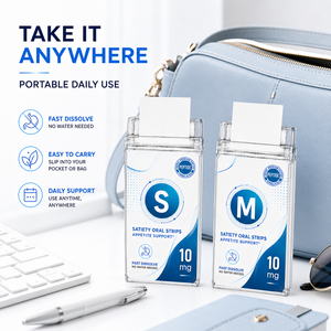 Satiety Oral Strips Appetite Support 100% Natural Plant Extract Gut Cleanse Fast Dissolve No Water Needed Convenient On-The-Go - Product Image 6