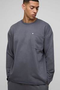 Custom <b>Crewneck</b> Sweatshirt for Man Men's Sweatshirts Wholesale For Men - Product Image 3