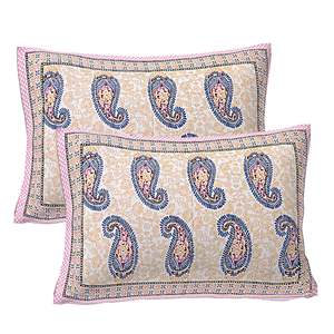 Juego de Sábanas Dobles de Algodón 100% con Estampado Paisley Rosa Taffy, con 2 Fundas de Almohada, 3 Piezas, para Uso Doméstico, Modelo ADB1451 - Product Image 3