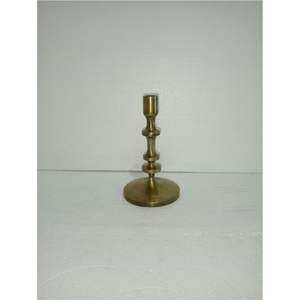 Support de bougie conique simple en aluminium et laiton doré, résistant à la rouille, pour restaurant, hôtel, décoration intérieure - Product Image 4