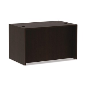 Alera Valencia Series Straight Front <b>Desk</b> Shell ALEVA214830ES Espresso-47.25 In. X 29.5 In. X 29.63 In. - Product Image 4