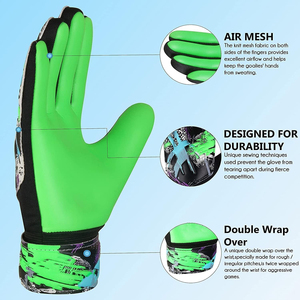 Gants de gardien de but en latex de haute qualité, imperméables et respirants, fermeture à lacets, conçus sur mesure pour une utilisation en extérieur - Product Image 6
