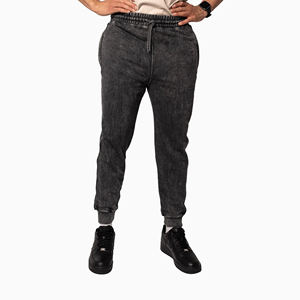 Nouveau design, pantalon de survêtement décontracté pour homme, coupe ample, lavage léger, 100% coton, respirant, séchage rapide, couleur unie - Product Image 1