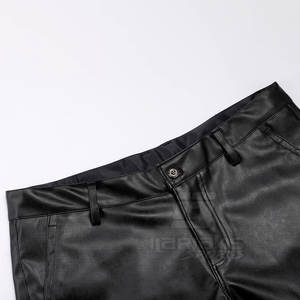 High Quality Best Selling <b>Men</b> <b>Leather</b> <b>Shorts</b> Training Wear Casual Use Hot Sale <b>Men</b> <b>Leather</b> <b>Shorts</b> For Sale - Product Image 3