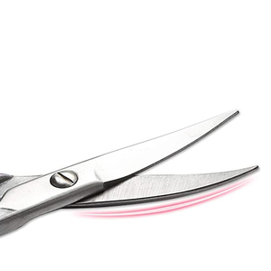 El Mejor Juego de 2 uds., tijeras para el pelo y la cutícula de la nariz con mango de cerámica, Kit de tijeras de manicura curvadas y redondeadas para hombres - Product Image 4