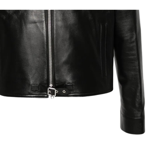 Chaqueta de Invierno de Piel de Oveja Genuina Original para Hombre, Cuello Alto, Logotipo Frontal, Impermeable, Resistente al Viento, Último Diseño, OEM, Alta Calidad, Personalizada - Product Image 4