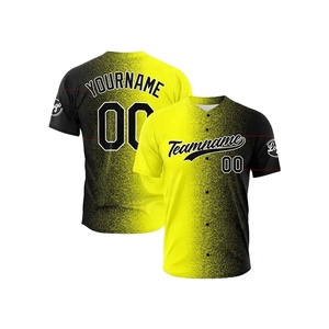 Camiseta de Béisbol OEM de Secado Rápido, Transpirable, Personalizada con Bordado, Estilo Softbol, 100% Poliéster, Cuello en V, Unisex para Adultos - Product Image 6