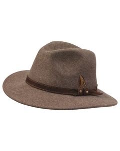 Custom Luxury 100 Australian Wool Designer Bulk Fedora Felt Cowboy Cowgirl Hat Manufacturer for Men Women with Custom logo - Product Image 1
