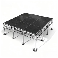 Nouvelle Arrivée Plateforme de Scène Extérieure Portable en Aluminium 12'x12' Démontable à Haute Capacité de Charge pour Mariages et Événements