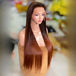 Extensions de cheveux humains bruts vierges 13X6 HD Lace Bone perruques droites perruques de cheveux humains pour les femmes noires - Product Image 3