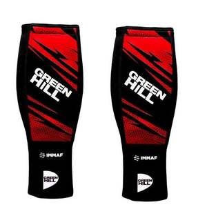 Protector de empeine GREEN HILL SHIN IMMAF Rojo para Artes Marciales - Product Image 1