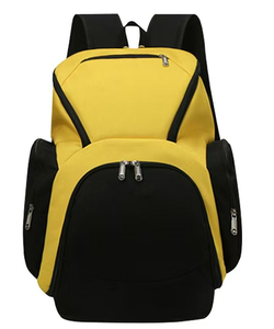 Sac à dos d'équipe de basketball, fermeture éclair souple, portable, léger, sac de sport, sac d'école, sac de voyage, facile à transporter pour les athlètes, SBBP-0196 - Product Image 1