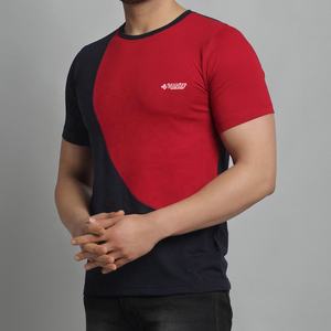 Camisetas de Gimnasio Transpirables de Algodón 100% para Hombre, Corte Regular, Fabricación OEM/ODM, Logotipo Personalizado, Cuello Redondo, Tejido de Punto, Estilo Formal Liso - Product Image 4