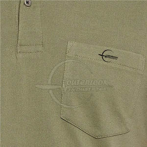 Color personalizado para camisetas de polo Último diseño Ropa informal con logotipo personalizado Hecho de algodón/fibra de bambú - Product Image 6