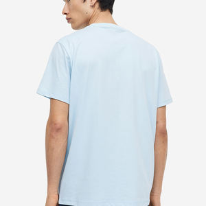 T-shirts polos de golf vierges pour hommes Logo brodé Chemises polos décontractées à manches courtes unies 100% coton - Product Image 1