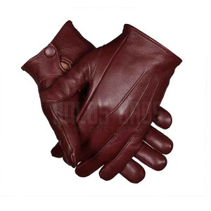 Guantes de cuero de la mejor calidad, compatibles con pantalla táctil, informales - Product Image 2