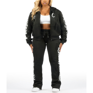 Conjunto Deportivo Cómodo para Mujer, Talla Grande, Transpirable, para Gimnasio, Correr y Fitness - Product Image 3