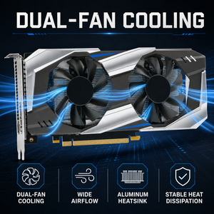 Carte graphique GTX <span class=keywords><strong>1060</strong></span> 3 Go GDDR5 192 bits NVIDIA, double ventilateur, GPU de jeu 4K pour ordinateur de bureau, pièces PC GTX <span class=keywords><strong>1060</strong></span> <span class=keywords><strong>3G</strong></span> - Product Image 3