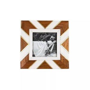 Hot Selling Modern MDF Wooden Photo <b>Frame</b> Artistic Wall Decor New Arrival <b>Picture</b> <b>Mounted</b> on Iron Wall High Demand for Home Use - Product Image 1