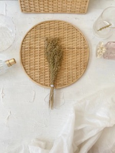 แผ่นรองจานหวายทรงกลมเป็นมิตรต่อสิ่งแวดล้อมสินค้าทำจากแผ่นรองจานของตกแต่งโต๊ะในเวียดนามขายส่ง - Product Image 2