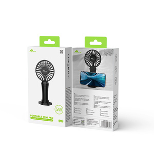 Mini ventilateur de refroidissement à air CS-04 portable avec banque d'alimentation électrique 5V légère pour le ménage et la voiture - Product Image 1