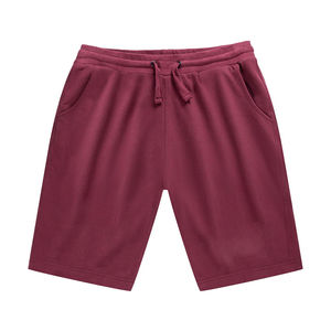 กางเกงขาสั้นผ้าคอตตอนสำหรับผู้ชายกางเกงขาสั้นระบายเหงื่อสีพื้นใส่สบายใส่ในฤดูร้อนออกแบบโลโก้ได้ตามต้องการ - Product Image 1