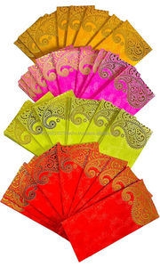 Papier indien fait main Design fantaisie enveloppe écologique enveloppe de mariage enveloppes d'argent Shagun - Product Image 2