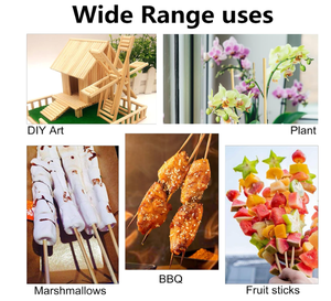Brochettes en bambou de haute qualité de 10 pouces, fabriquées à partir de bambou naturel de qualité alimentaire pour le barbecue et le grill - Product Image 6