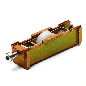 Rueda ajustable de estilo industrial de Zamak con 1 rueda para puertas y ventanas, con rodamientos de bolas o agujas - Product Image 2