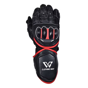 2025ถุงมือมอเตอร์ไซด์หนัง PU หนังวัวแบบใหม่ออกแบบได้ตามต้องการ - Product Image 2