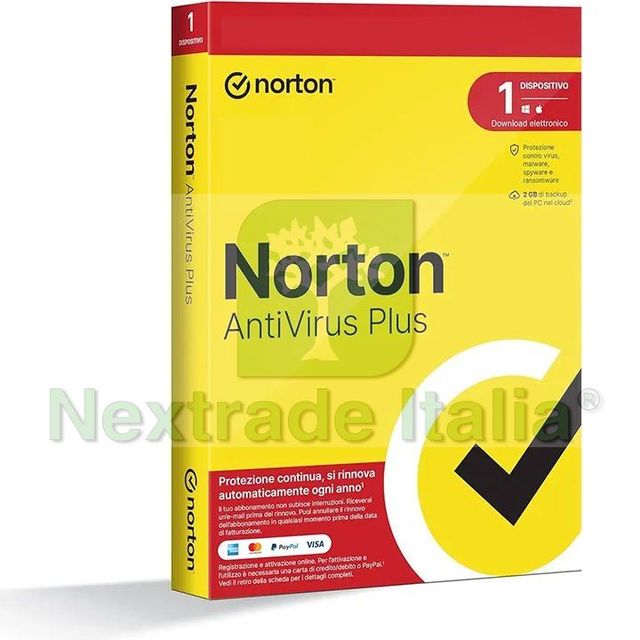 Norton antivirus plus 2024 - PC / MAC 1 ANNO-3 DISPOSITIVI