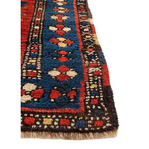 Aalam Hand Knotted Wool Rugs in <b>Red</b> & Orange Geometric Pattern for Home Use-Paem-33 - Product Image 4