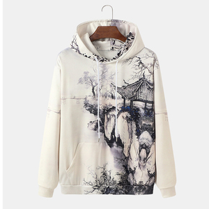 Sudadera con capucha de sublimación de tejido denso con compresión de retención de soporte y zona de contacto exterior con estampado suave - Product Image 1