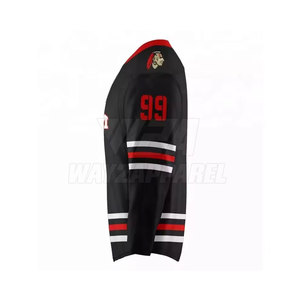 Jersey de Hockey sobre Hielo Sublimado Personalizado, Jersey de Hockey sobre Hielo de la Mejor Calidad Hecho con el Mejor Material de Malla - Product Image 3