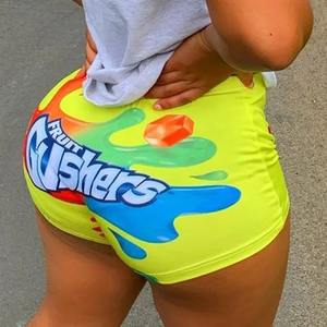 Shorts de sport respirants pour femmes, style motard, taille haute, été 2022 - Product Image 4