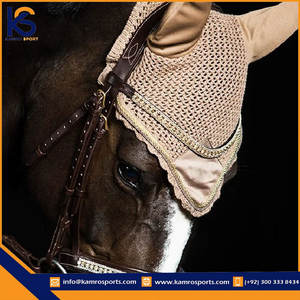 Venta al por mayor de diseño personalizado de alta calidad de control de mosca de caballo capó de oreja de equitación capó de oreja - Product Image 2