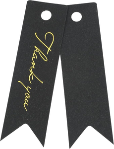 Étiquettes volantes à oeillet en métal et papier kraft avec logo imprimé de haute qualité de nom de marque personnalisé pour vêtement vêtement - Product Image 2