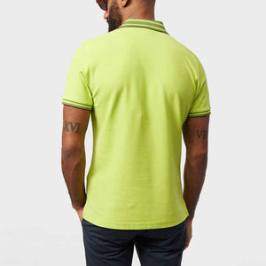 Coton respirant pour hommes pour T-shirts polo Confortable Slim Fit Casual Fashion Top Design personnalisé à manches courtes en tricot uni - Product Image 5