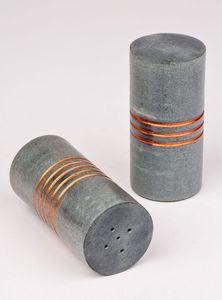 Handcrafted Stone Salt and Pepper Shaker Set Stylish Natural Stone <b>Grinders</b> for Elegant Dining and Kitchen Decor for sale - Product Image 4