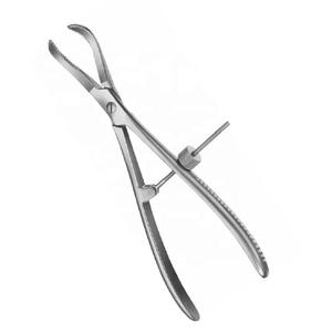 Pinzas de sujeción de hueso Langenbeck Rectas 205 mm 8 "Ancho 11 mm Pinzas de sujeción de hueso de acero inoxidable reutilizables no estériles - Product Image 3