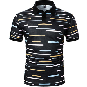 Polo para hombre de algodón suave Slim Fit manga corta cómodo verano Casual Golf tenis moda ropa de negocios - Product Image 1
